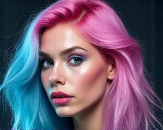 Dramatic hair colour change