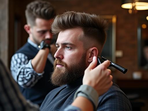 Men's grooming and barbering services