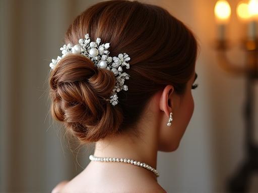 Special occasion hair styling